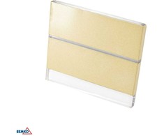 Bemko 1,2W LED sieninis šviestuvas laiptų apšvietimui STEPPER, šampano sp., 6000K