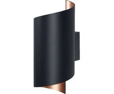 12W LED sieninis šviestuvas SMART+ MATTER, juodas, 3000/6500K, dimeriuojamas