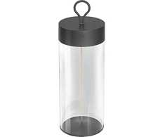 1,2W LED stalo šviestuvas FILAMENT USB, tamsiai pilkas, 2700K, dimeriuojamas, su baterija