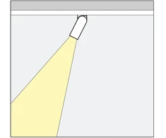 12W LED šviestuvas DARK LIGHT FLEXX į magnetines sistemas INSIGHT, juodas, 4000K, DALI