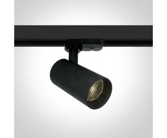 12W LED šviestuvas į bėgelius, juodas, 3000K, 65524T/B/W