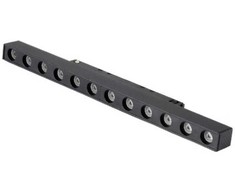 12W LED šviestuvas į magnetinę sistemą OPTONICA M15, juodas, 3000K