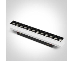 12W LED šviestuvas į magnetines sistemas MINI/MIDI, baltas, 3000/3500/4000K, 48V, 50°, 42112AA/W/V