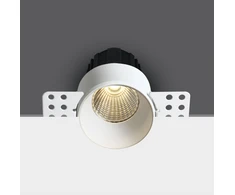 Bikuvalt 12W LED užglaistomas šviestuvas, baltas, 3000K, 10112BTR/W/W