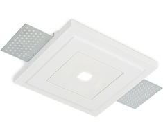 12W LED užglaistomas šviestuvas ZEPHYR, baltas, 3000K, 331225