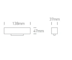 12W linijinis šviestuvas į magnetines sistemas ONELIGHT MAXI, juodas, 3000K, 42102A/B/W