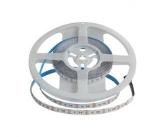 V-tac 12W/m LED juosta, 120LED/m, 24V, RGB, 5 metrų ritė