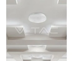 Sieninis šviestuvas V-tac 12W paviršinis šviestuvas, baltas, 3000/4000/6400K