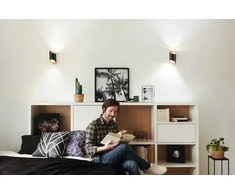 Sieninis šviestuvas Ledvance Smart 12W paviršinis šviestuvas, juodas, 3000…6500K, išmanus+WiFi valdymas