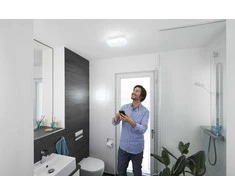 Lubinis šviestuvas Ledvance 12W paviršinis vonios šviestuvas, baltas, 3000-6500K, išmanus+WiFi valdymas