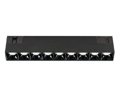 12W LED šviestuvas DARK LIGHT į magnetines sistemas INSIGHT, juodas, 4000K, DALI