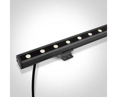 12x1W LED linijinis sienų šviestuvas, pilkas, 4000K, 7055A/C