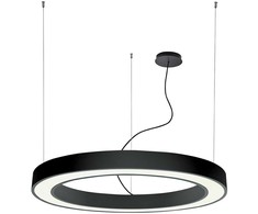 132W LED pakabinamas šviestuvas RING, juodas, 4000K, dimeriuojamas, 3915-0018-4-B-D4