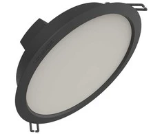 VTAC 13W LED įleidžiama panelė DOWNLIGHT IP44 GEN2, juoda, 4000K, 100°
