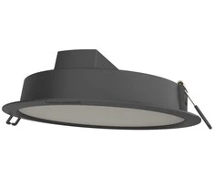 VTAC 13W LED įleidžiama panelė DOWNLIGHT IP44 GEN2, juoda, 4000K, 100°