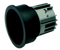 13W LED įleidžiamas šviestuvas, juodas, 3000K, S078