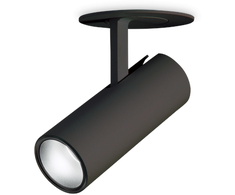13W LED įleidžiamo montavimo šviestuvas PLAY, juodas, 3000K, reguliuojamas, 364667