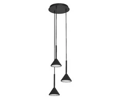 Osram 13W LED pakabinamas šviestuvas FUJI, juodas, 3000K