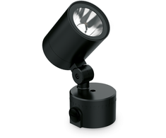 13W LED pastatomas lauko šviestuvas - prožektorius O-ZONE, juodas, 3000K, IP66, 325019