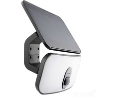 13W LED prožektorius su saulės baterija ir judesio davikliu NEW PHOENIX, juodas, 4000K, IP65