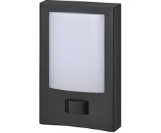 13W LED sieninis lauko šviestuvas ENDURA STYLE, tamsiai pilkas, 3000K, su judesio davikliu, IP44