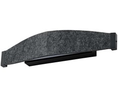 13W LED sieninis šviestuvas FLAT FELT, tamsiai pilkas, 3000K