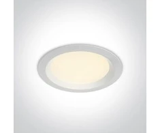 13W LED įleidžiamas šviestuvas, baltas, 3000-4000K-6000K, 10113UV/W/V