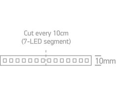 14,4W/m LED juosta, 4000K, 5m ritė, 7835/C
