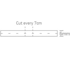 14,4W/m LED NEONFLEX juosta, 3000K, 5m ritė, 7841/W