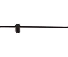 14,5W LED sieninis šviestuvas LEO, juodas, 3000K, 4271400