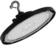 Tec Mar 145W LED UFO šviestuvas HIGH BAY V, juodas, 6500K, 90°