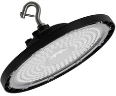 145W LED UFO šviestuvas HIGH BAY V, juodas, 4000K, 90°