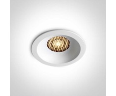 14W LED įleidžiamas šviestuvas, baltas, 3000/3500/4000K, su filtru nuo akinimo, 10114DH/W/V