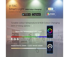 14W LED lemputė, E27, suderinama su AMAZON ALEXA ir GOOGLE HOME, 2700-6500K/RGB