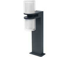14W LED pastatomas šviestuvas, tamsiai pilkas, 3000K, išmanus+WiFi valdymas, 50cm