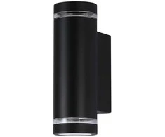 14W LED sieninis fasado šviestuvas FONDO 3K, juodas, 3000K