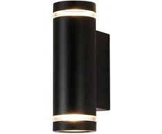 Pakabinamas šviestuvas 14W LED sieninis fasado šviestuvas FONDO 3K, juodas, 3000K