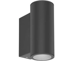 14W LED sieninis fasado šviestuvas LENTA 3K, juodas, 3000K