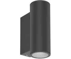 14W LED sieninis fasado šviestuvas LENTA 3K, juodas, 3000K