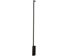 14W LED sieninis šviestuvas, juodas, 3000K, 25322