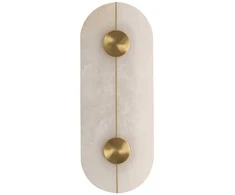 Bikuva.lt 14W LED sieninis šviestuvas LUSSO, baltos/aukso sp., 3000K, 4295400