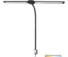 14W LED stalo šviestuvas TENUIX DUO, juodas, 3000/4000/6000K