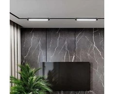 V-tac 14W LED šviestuvas į magnetinius bėgelius ULTRA THIN, juodas, 6400K