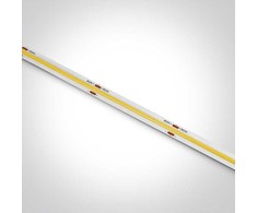 14W/m lanksti COB LED juosta, 3000K, IP20, karpoma kas 6,25cm, 5m ritė, 7846/W
