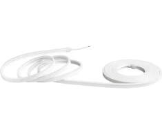 14W/m LED FLEX juosta, 120LED/m, geltona šviesos sp., 24V, IP65, 5m ritė