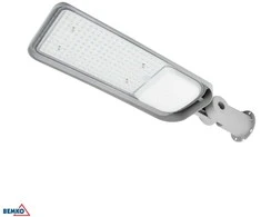 Bemko 150W LED gatvės šviestuvas JAZMIN, šviesiai pilkas, 4000K, IP65, 140°x70°, su šviesos jutikliu