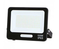 150W LED prožektorius, juodas, 4000K