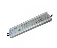150W maitinimo šaltinis GEMC, 24V, IP67, DALI/PUSH