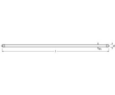 Ledvance 15,6W LED T8 lempa, 3000K, 1200mm