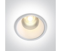 15W LED įleidžiamas šviestuvas, baltas, 3000K, 10115FD/W/W